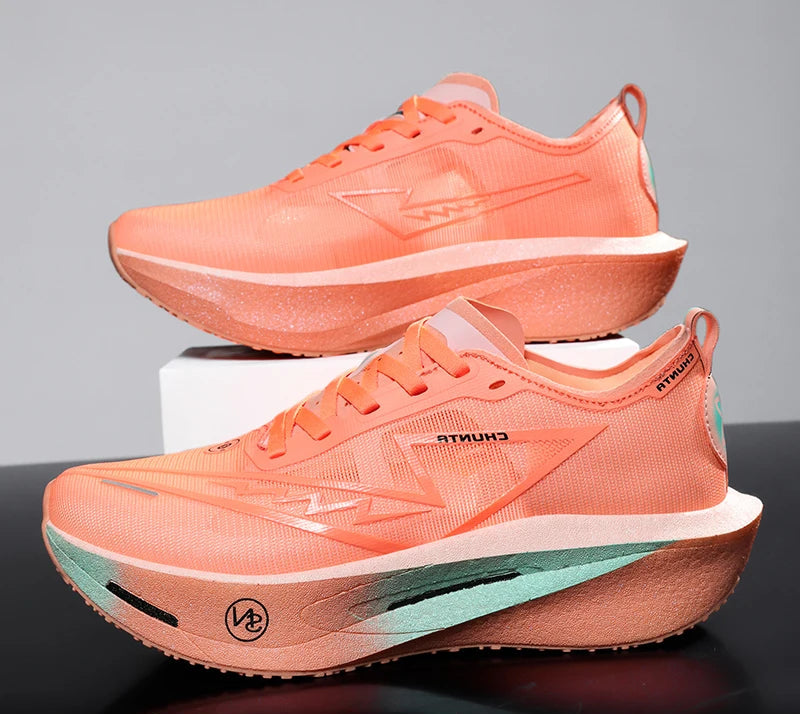 Running Shoes Carbon Board Speciality Marathon Men Sports Breathable Lightweight Women's Comfortable Athletic Nonskid Sneakers