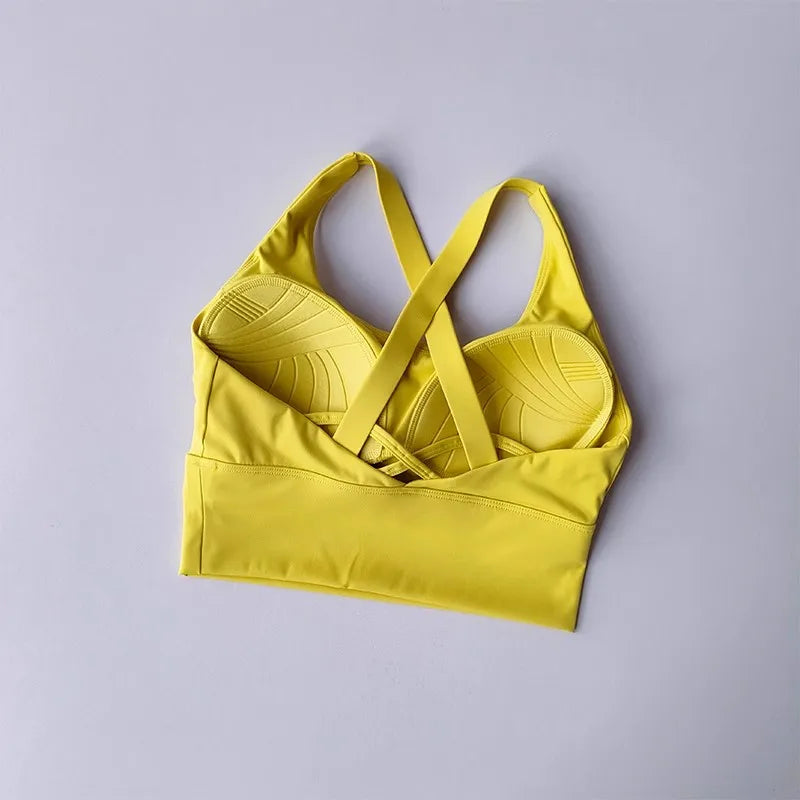 Women's Breathable Shock-Absorbing Yoga Bra