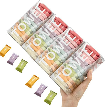 7/14PCS Super Absorbent Disposable Portable Compressed Towel Travel Washing Cloth Suitable For Outdoor Camping And Hiking