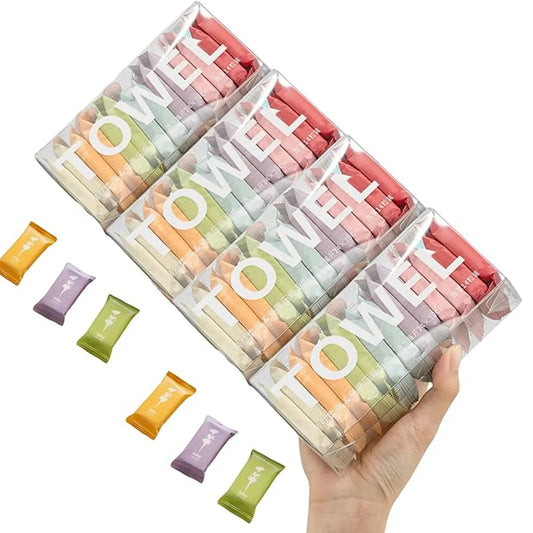 7/14PCS Super Absorbent Disposable Portable Compressed Towel Travel Washing Cloth Suitable For Outdoor Camping And Hiking