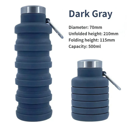 Collapsible Silicone Travel Bottle - Compact & Stylish