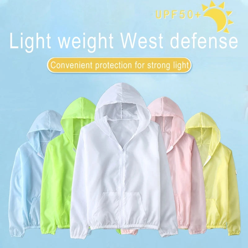 Quick Dry Breathable Sunscreen Coat Women Men Lightweight Coats for Running Camping Hiking Traveling UV Protection Thin Jackets