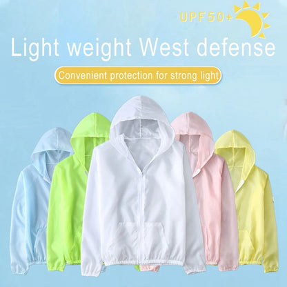 Quick Dry Breathable Sunscreen Coat Women Men Lightweight Coats for Running Camping Hiking Traveling UV Protection Thin Jackets