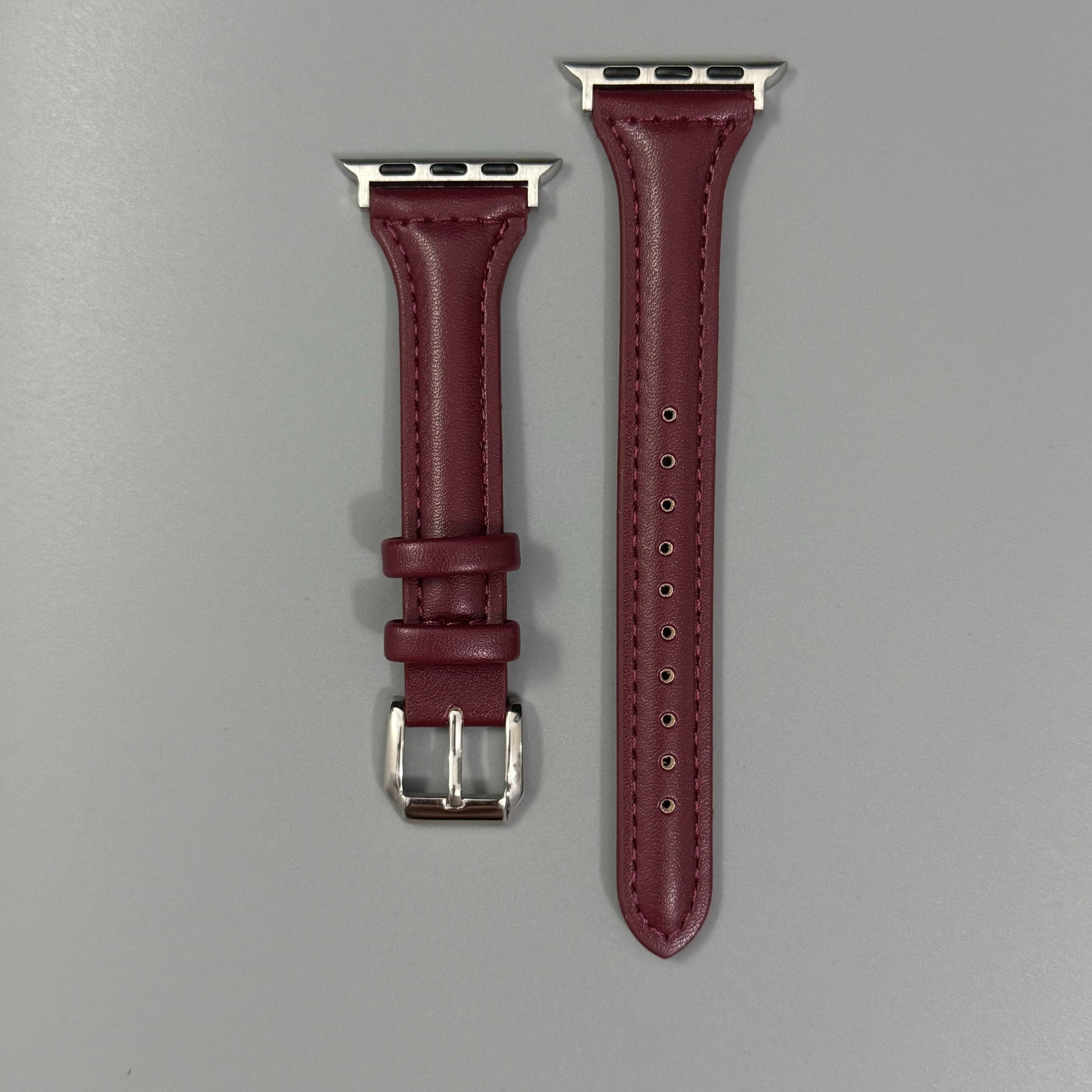 Ultra-thin Synthetic Leather strap for Apple Watch strap,38mm,40mm,41mm,42mm,44mm,45mm, 46mm,49mm,superfiber PU Synthetic Leather,for iWatch series 11/10/9/8/7/6/5/4/3/2/1/Ultra/SE