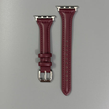 Ultra-thin Synthetic Leather strap for Apple Watch strap,38mm,40mm,41mm,42mm,44mm,45mm, 46mm,49mm,superfiber PU Synthetic Leather,for iWatch series 11/10/9/8/7/6/5/4/3/2/1/Ultra/SE