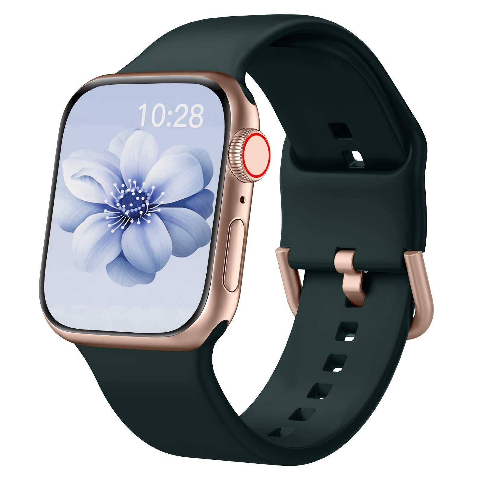 Sport Band Compatible with Apple Watch Bands 49mm 46mm 45mm 44mm 42mm 41mm 40mm 38mm, Soft Wristbands Replacement Strap with Classic Clasp for iWatch Series SE 11 10 9 8 7 6 5 4 3 2 1 Ultra3/2/1 for Women Men