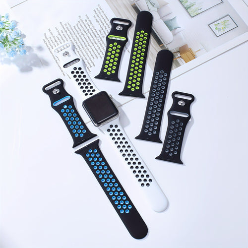 Suitable for Apple Watch Sports Strap 49mm 41mm 40mm 38mm 45mm 44mm 42mm for Men And Women, for iWatch Ultra SE Series Durable And Breathable Soft Wristband