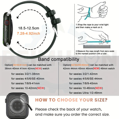 Ultra-thin Synthetic Leather strap for Apple Watch strap,38mm,40mm,41mm,42mm,44mm,45mm, 46mm,49mm,superfiber PU Synthetic Leather,for iWatch series 11/10/9/8/7/6/5/4/3/2/1/Ultra/SE