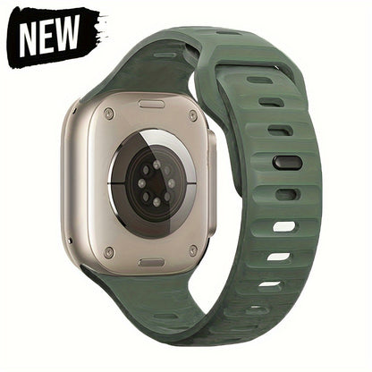 Soft Replacement Strap for apple Watch Series 9 8 7 6 5 4 3 2 1 SE: Breathable Sport Band 45mm 41mm 44mm 40mm 49mm 42mm 38mm for iWatch Ultra 2 for Men & Women