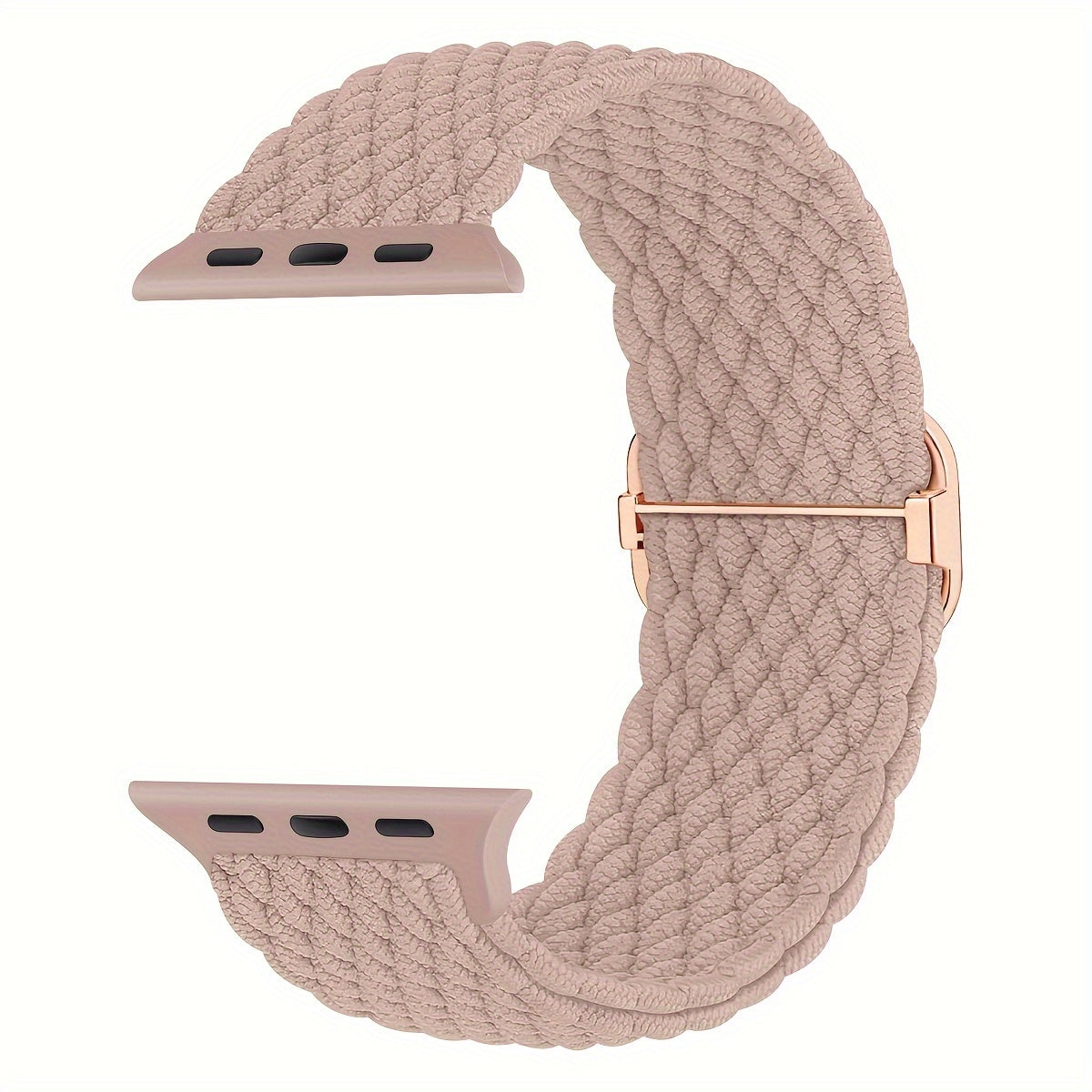 Braided Stretchy Adjustable Watch Band For IWatch Band 38mm 40mm 41mm 42mm 44mm 45mm For Women Men, Soft Nylon Elastic Straps Solo Loop Wristbands For IWatch Series 8 7 6 SE 5 4 Ultra