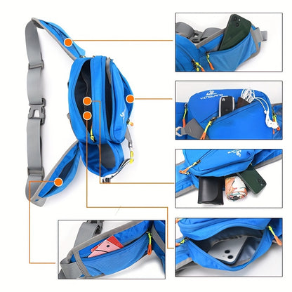 Sports Water Bottle Waist Bag Men's Running Pack Women's Multifunctional Outdoor Hiking Hip Bag Mobile Phone Bag Marathon Equipment