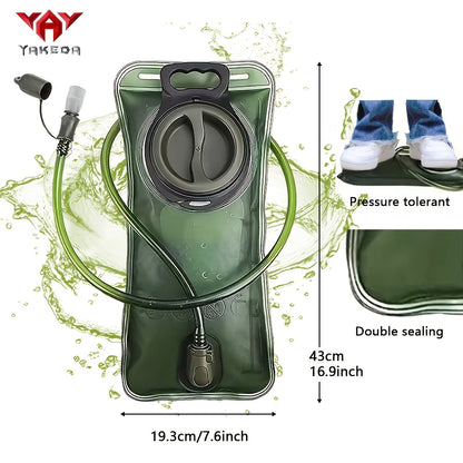 YAKEDA Quick Disconnect Water Bladder Version 1.5L-3L Water Bladder Travel Backpack Water Bladder BPA-Free Water Bladder Camping Cycling Running Water Bladder, Hydration Backpack, Hydration Vest, Hydration Vest Running Women, Hydration Backpack for Men, Outdoor Hydration, Cycling Accessories, Lightweight Bladder, Portable Water Carrier, Highquality Bladder, Durable Construction, Hydration Reservoir, Quickrelease Bladder, Outdoor Enthusiasts