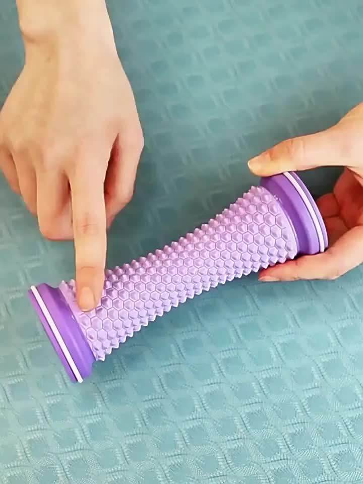 1pc Plantar Fascia Foot Massager - Rolling Trainer for Home Use, Non-Electric, Plastic Material for Improved Foot Comfort