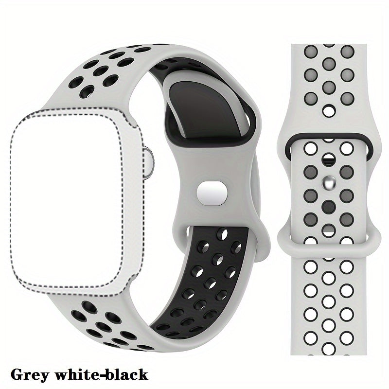 Suitable for Apple Watch Sports Strap 49mm 41mm 40mm 38mm 45mm 44mm 42mm for Men And Women, for iWatch Ultra SE Series Durable And Breathable Soft Wristband