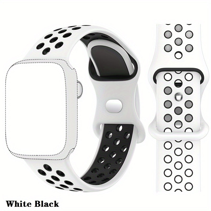 Suitable for Apple Watch Sports Strap 49mm 41mm 40mm 38mm 45mm 44mm 42mm for Men And Women, for iWatch Ultra SE Series Durable And Breathable Soft Wristband