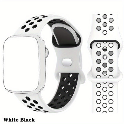 Suitable for Apple Watch Sports Strap 49mm 41mm 40mm 38mm 45mm 44mm 42mm for Men And Women, for iWatch Ultra SE Series Durable And Breathable Soft Wristband