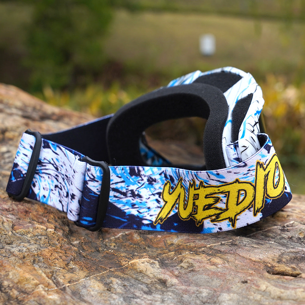 Óculos Desportivos Outdoor YUEDIO - Lentes de PC de Alta Qualidade, Anti-Embaciamento e Resistentes a Riscos, Alça Ajustável, Ideal para Esqui, Ciclismo, Caminhadas, Corrida