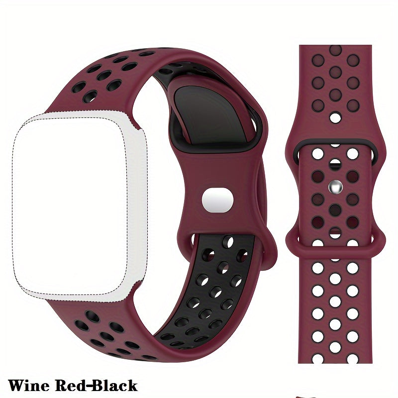 Suitable for Apple Watch Sports Strap 49mm 41mm 40mm 38mm 45mm 44mm 42mm for Men And Women, for iWatch Ultra SE Series Durable And Breathable Soft Wristband