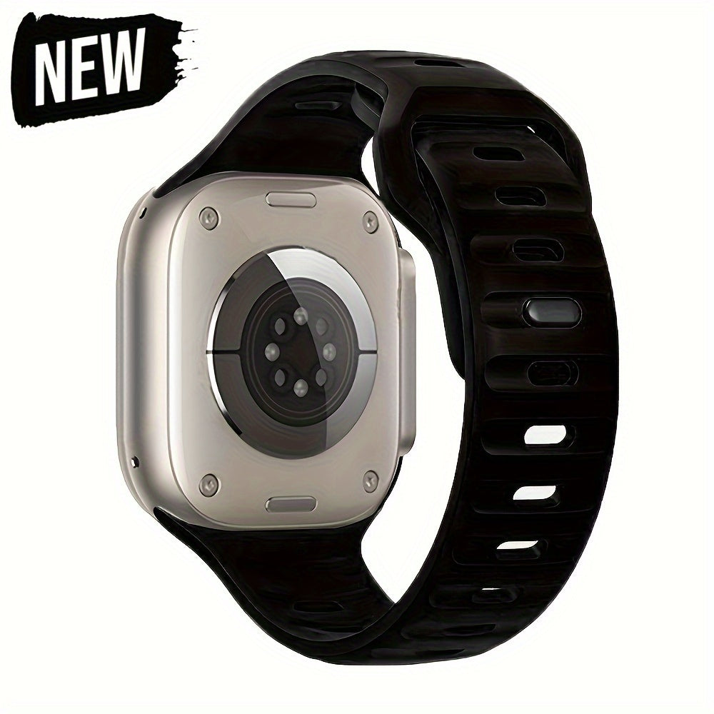 Soft Replacement Strap for apple Watch Series 9 8 7 6 5 4 3 2 1 SE: Breathable Sport Band 45mm 41mm 44mm 40mm 49mm 42mm 38mm for iWatch Ultra 2 for Men & Women