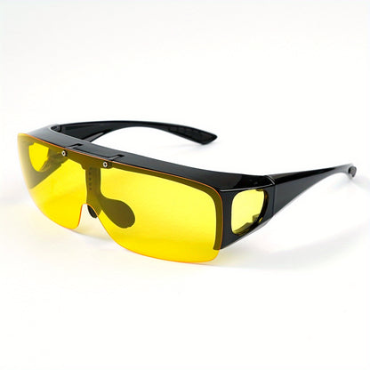 CABECADE Óculos Unissex com Armação e Cobertura de Lente - Estilo Preto/Transparente para Homens e Mulheres, Presente para o Dia dos Namorados, Acessório Diário, Óculos Fofos, Acessório Versátil, Design Elegante, Leve e Moderno