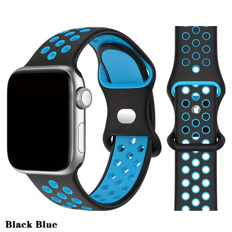 Suitable for Apple Watch Sports Strap 49mm 41mm 40mm 38mm 45mm 44mm 42mm for Men And Women, for iWatch Ultra SE Series Durable And Breathable Soft Wristband