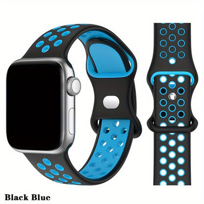 Suitable for Apple Watch Sports Strap 49mm 41mm 40mm 38mm 45mm 44mm 42mm for Men And Women, for iWatch Ultra SE Series Durable And Breathable Soft Wristband