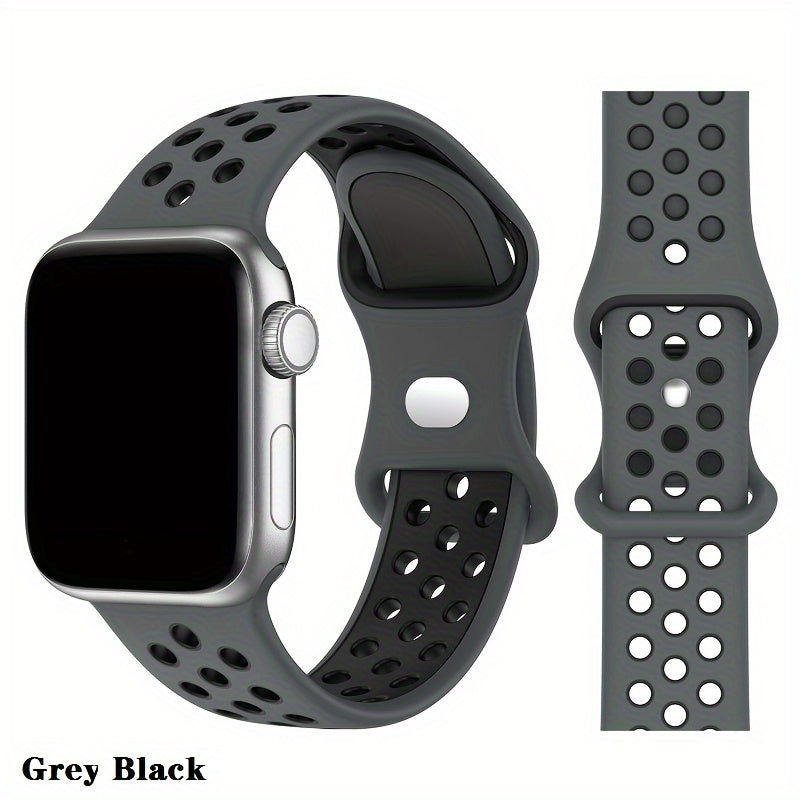 Suitable for Apple Watch Sports Strap 49mm 41mm 40mm 38mm 45mm 44mm 42mm for Men And Women, for iWatch Ultra SE Series Durable And Breathable Soft Wristband