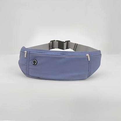 Large Capacity Running Waist Pack - Ultra-Thin and Lightweight, Reflective Design for Safer Night Runs with Earbud Holes, Zipper Closure, Unisex Sports Fanny Pack!
