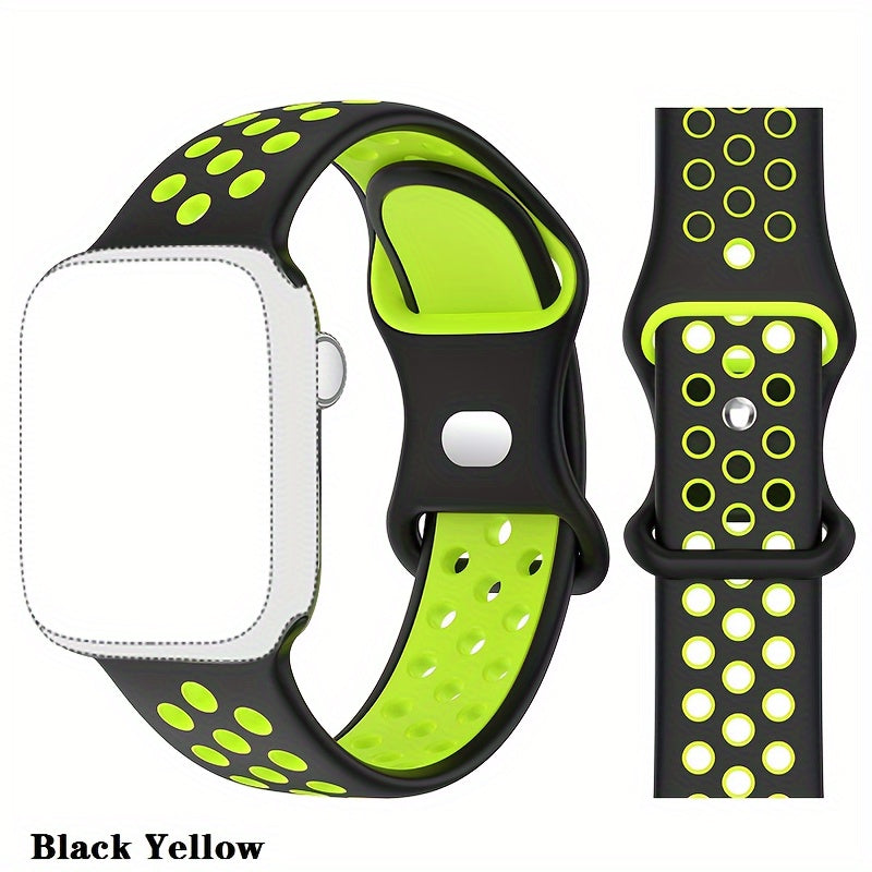 Suitable for Apple Watch Sports Strap 49mm 41mm 40mm 38mm 45mm 44mm 42mm for Men And Women, for iWatch Ultra SE Series Durable And Breathable Soft Wristband