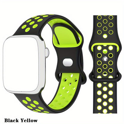 Suitable for Apple Watch Sports Strap 49mm 41mm 40mm 38mm 45mm 44mm 42mm for Men And Women, for iWatch Ultra SE Series Durable And Breathable Soft Wristband