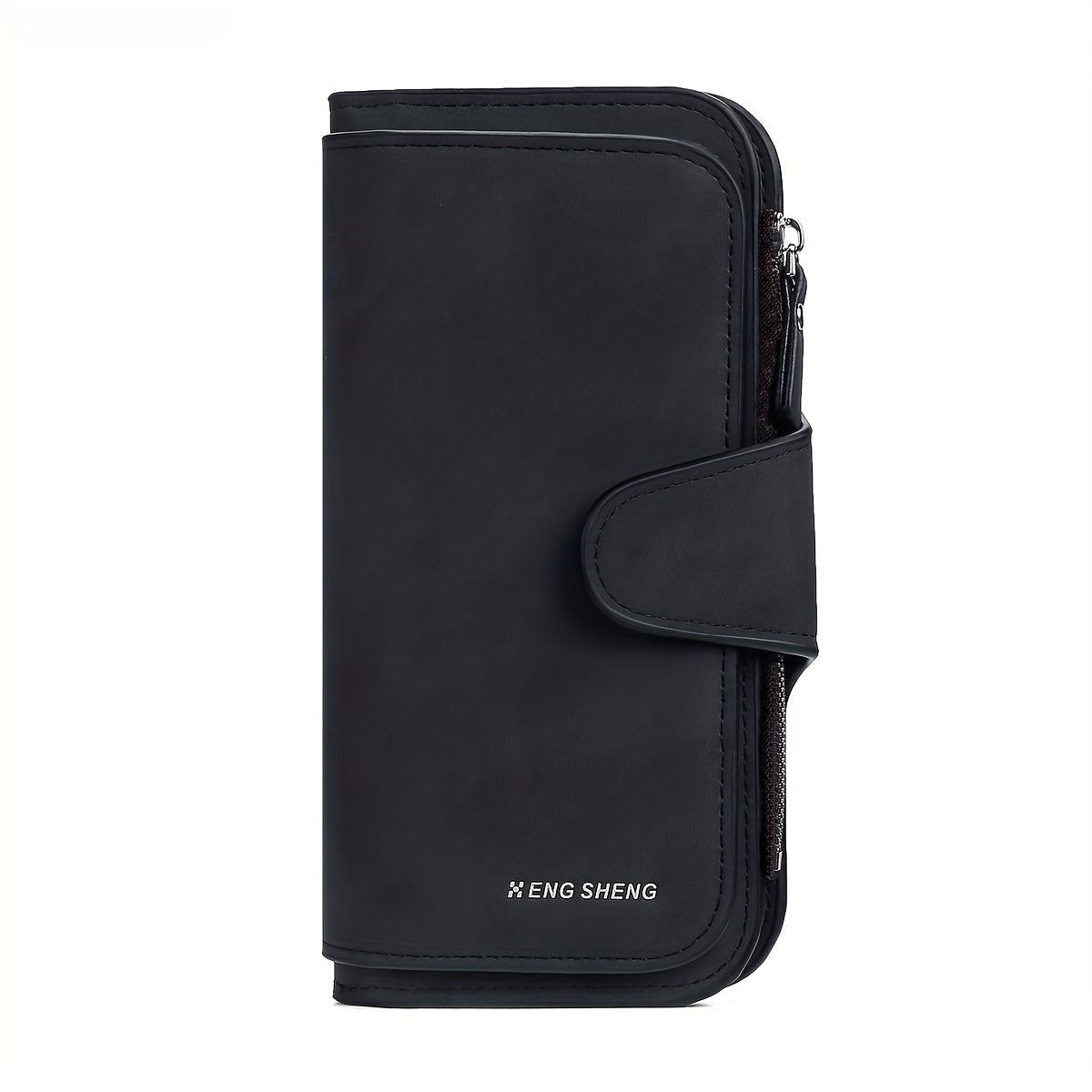 Carteira curta retro minimalista, bolsa de cor sólida para cartões de crédito, carteira com várias ranhuras para cartões