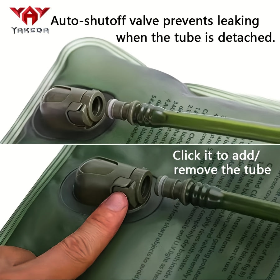 YAKEDA Quick Disconnect Water Bladder Version 1.5L-3L Water Bladder Travel Backpack Water Bladder BPA-Free Water Bladder Camping Cycling Running Water Bladder, Hydration Backpack, Hydration Vest, Hydration Vest Running Women, Hydration Backpack for Men, Outdoor Hydration, Cycling Accessories, Lightweight Bladder, Portable Water Carrier, Highquality Bladder, Durable Construction, Hydration Reservoir, Quickrelease Bladder, Outdoor Enthusiasts