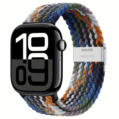 Nylon Elastic Braided Solo Loop Stretchy Straps Elastic Sport Wristbands for Apple Watch Band 44mm 45mm 49mm 40mm 41mm 38mm 42mm Nylon Snap Bracelet for iWatch Ultra 2 Series 9 8 7 6 5 4 3 2 1 SE Strap S9 S8 S7 S6 S5 S4 S3 for Women Men