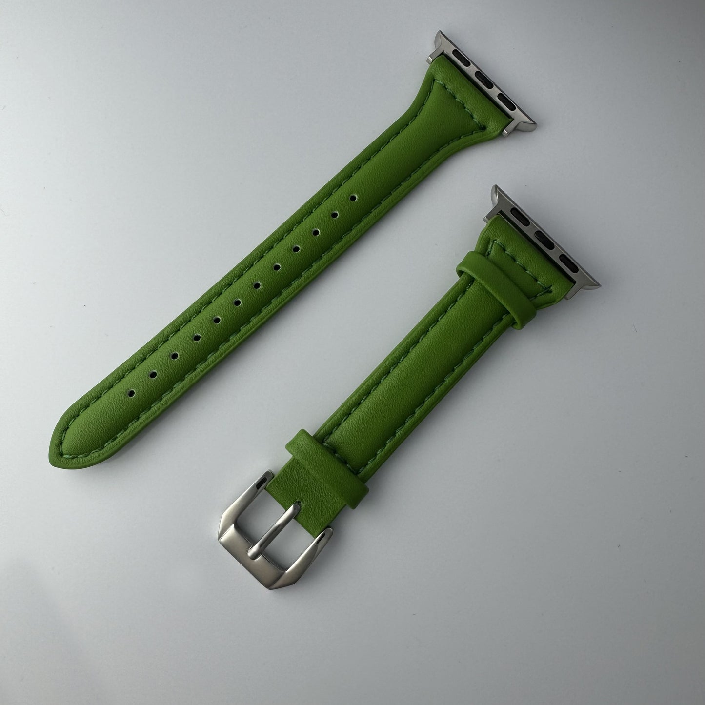 Ultra-thin Synthetic Leather strap for Apple Watch strap,38mm,40mm,41mm,42mm,44mm,45mm, 46mm,49mm,superfiber PU Synthetic Leather,for iWatch series 11/10/9/8/7/6/5/4/3/2/1/Ultra/SE