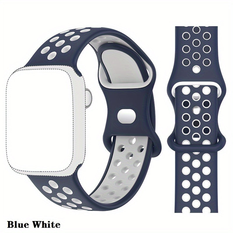 Suitable for Apple Watch Sports Strap 49mm 41mm 40mm 38mm 45mm 44mm 42mm for Men And Women, for iWatch Ultra SE Series Durable And Breathable Soft Wristband