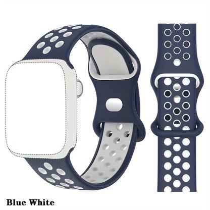 Suitable for Apple Watch Sports Strap 49mm 41mm 40mm 38mm 45mm 44mm 42mm for Men And Women, for iWatch Ultra SE Series Durable And Breathable Soft Wristband