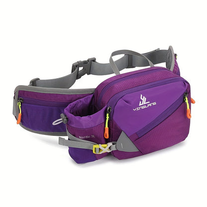 Sports Water Bottle Waist Bag Men's Running Pack Women's Multifunctional Outdoor Hiking Hip Bag Mobile Phone Bag Marathon Equipment