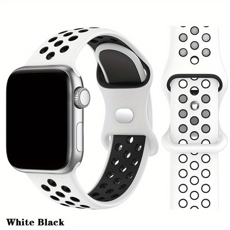 Suitable for Apple Watch Sports Strap 49mm 41mm 40mm 38mm 45mm 44mm 42mm for Men And Women, for iWatch Ultra SE Series Durable And Breathable Soft Wristband