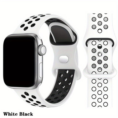 Suitable for Apple Watch Sports Strap 49mm 41mm 40mm 38mm 45mm 44mm 42mm for Men And Women, for iWatch Ultra SE Series Durable And Breathable Soft Wristband