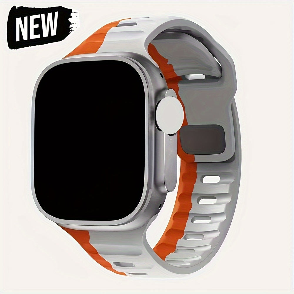 Soft Replacement Strap for apple Watch Series 9 8 7 6 5 4 3 2 1 SE: Breathable Sport Band 45mm 41mm 44mm 40mm 49mm 42mm 38mm for iWatch Ultra 2 for Men & Women