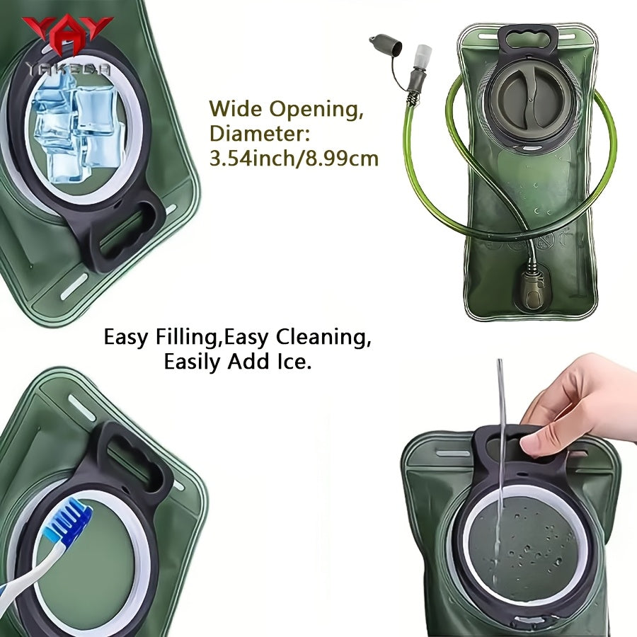 YAKEDA Quick Disconnect Water Bladder Version 1.5L-3L Water Bladder Travel Backpack Water Bladder BPA-Free Water Bladder Camping Cycling Running Water Bladder, Hydration Backpack, Hydration Vest, Hydration Vest Running Women, Hydration Backpack for Men, Outdoor Hydration, Cycling Accessories, Lightweight Bladder, Portable Water Carrier, Highquality Bladder, Durable Construction, Hydration Reservoir, Quickrelease Bladder, Outdoor Enthusiasts
