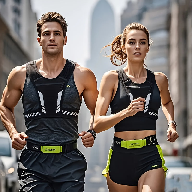 Lightweight Sports Backpack, Multifunctional Running Vest, Athletic Vest, Couples' Casual Lightweight Sports Backpack, Breathable Mesh Sports Backpack, Marathon Sports Vest | Hydration Bladder Backpack, Water Bottle Backpack Waist Pack with Phone